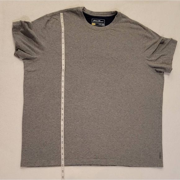 Men's Fit Active Short-Sleeve T-Shirt Light Gray XXL - Picture 7 of 9